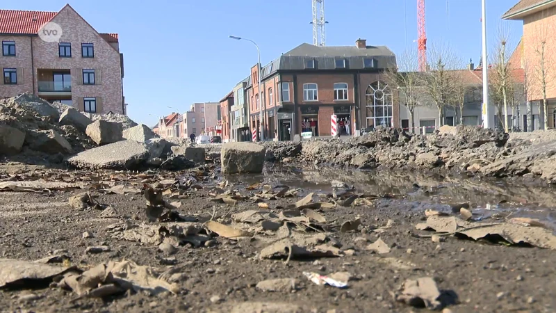 N70 centrum Melsele vanaf vrijdagavond 18 maart opengesteld voor eenrichtingsverkeer naar Beveren