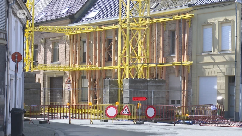 Drie huizen moeten gesloopt worden na grondverzakking in Geraardsbergen