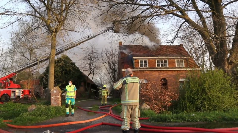 Bejaarde vrouw komt om het leven bij woningbrand in Lokeren