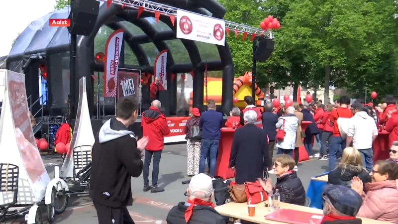 Ook Aalst kleurt rood op 1 mei: "Aandacht voor hoge facturen en onveiligheidsgevoel in de stad"