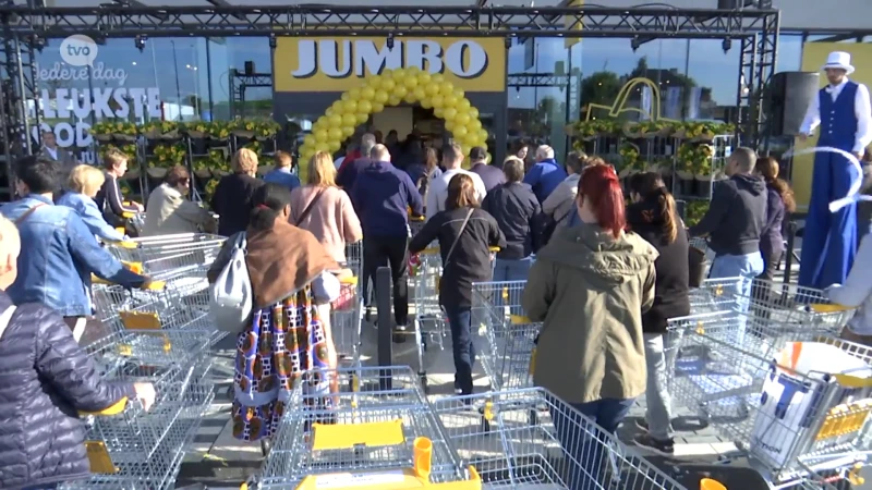 Vierde Oost-Vlaamse Jumbo-supermarkt in Ninove: aanschuiven bij opening