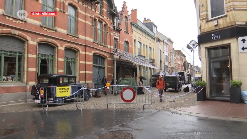 Goed bewaarde oude winkel in Sint-Niklaas decor voor film over WOII
