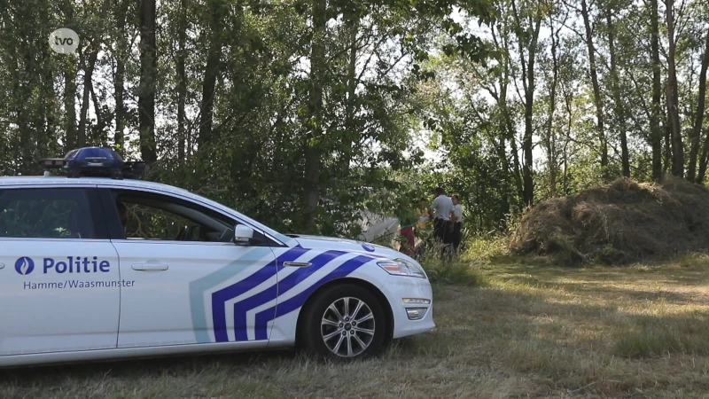 Visser overleden in Waasmunster, mogelijk vatte batterij in auto vuur