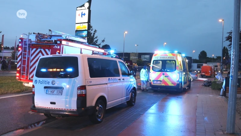 Zware botsing op Albertlaan in Ninove