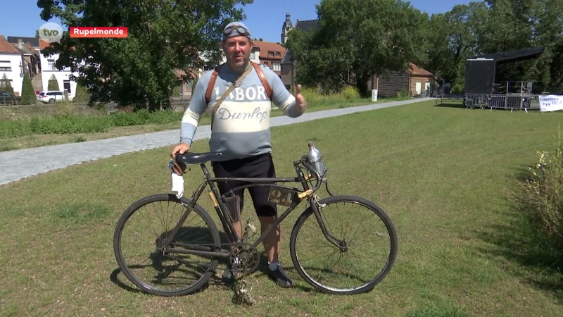 Rupelmondenaar fietst Ronde van Frankrijk met 95 jaar oude fiets!