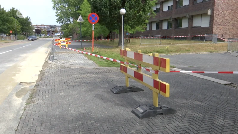 Onderwijslaan in Ninove tijdlang afgesloten door waterlek