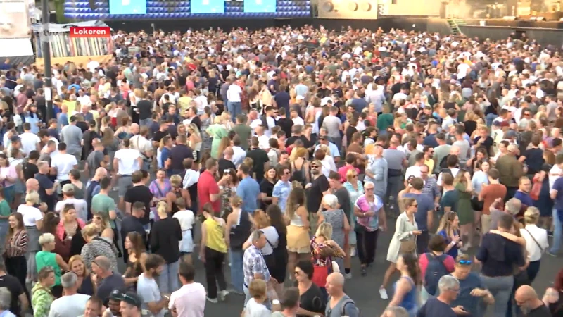 Halverwege Lokerse Feesten al zo'n 60.000 bezoekers op de Grote Kaai