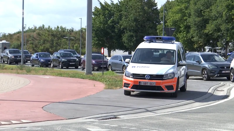 Filerijden in Aalst door werken op E40, politie houdt oogje in het zeil