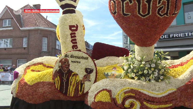 Sint-Gillis-Dendermonde is terug fleurigste plek van regio tijdens 71ste Bloemencorso