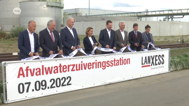 Lanxess neemt waterzuiveringsstation van €12 miljoen in gebruik op site in Kallo