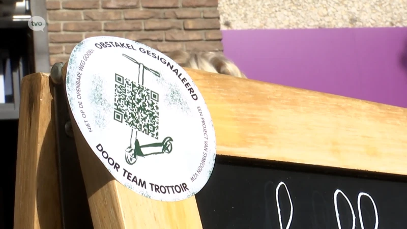 Actie 'TeamTrottoir' moet obstakels op straat signaleren voor blinden en slechtzienden