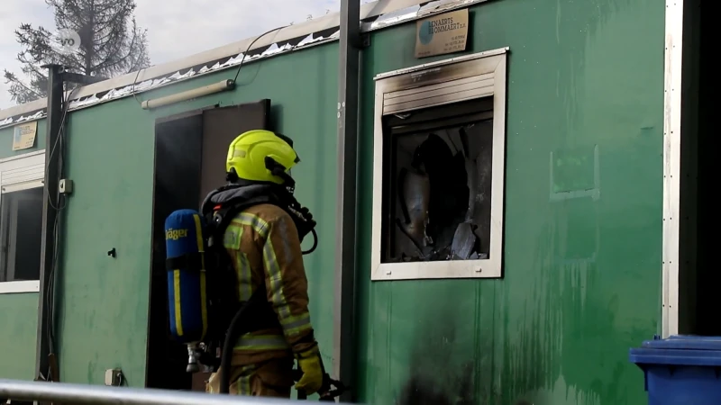 Kantine van petanqueclub in Tielrode volledig uitgebrand