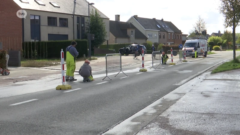 Inwoners Massemen tijdelijk zonder water na gesprongen waterleiding, herstellingswerken aan de gang