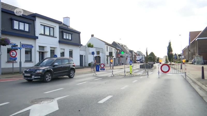 Massemsesteenweg nog tot 18 oktober onderbroken