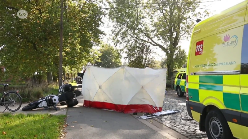 Motorrijder in levensgevaar na aanrijding met twee voertuigen in Sinaai