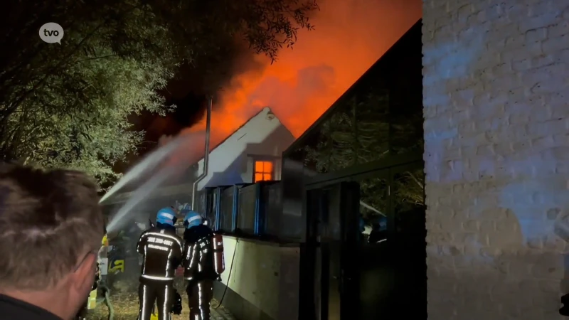 Zware brand vernielt groot deel van wellnesscentrum in Erpe