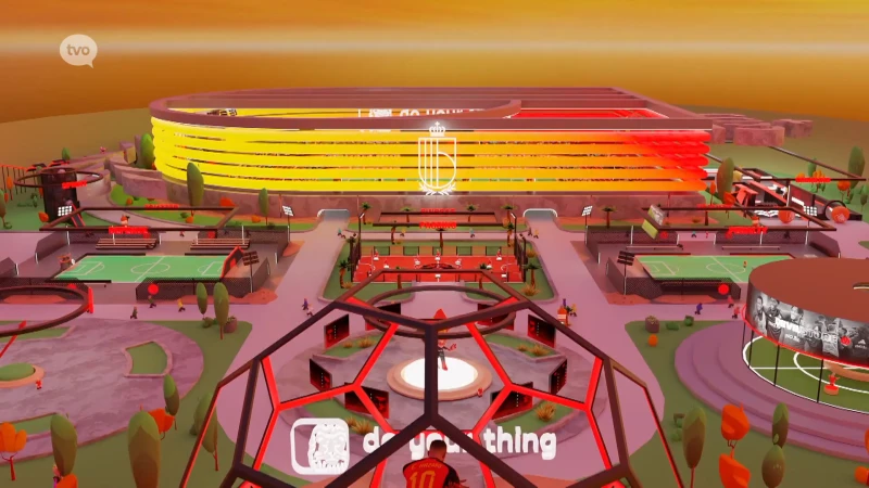 Yondr uit Beveren ontwerpt virtuele wereld in Roblox voor Rode Duivel-fans