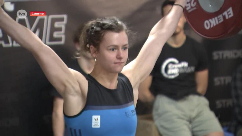 Nina Sterckx pakt Belgische titel gewichtheffen