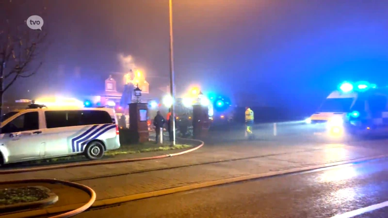 Gewonde bij brand in leegstaand restaurant in Ninove