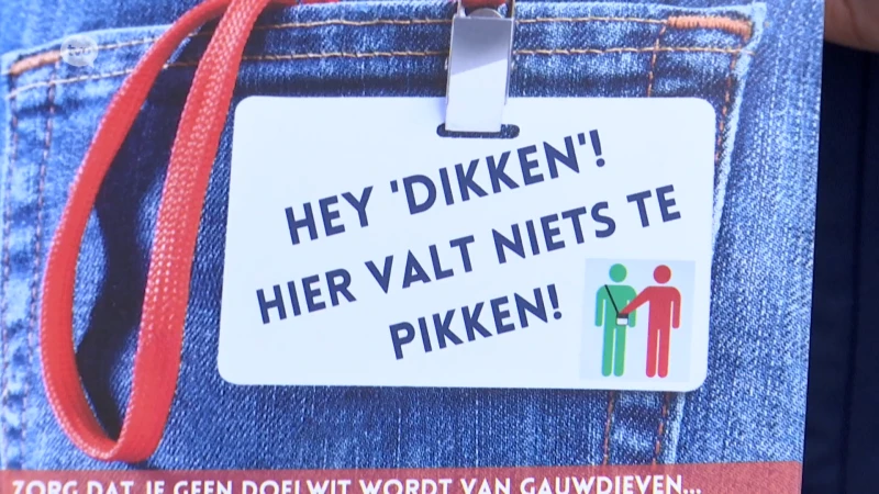 Politie Geraardsbergen wil aantal gauwdiefstallen naar beneden: "Hey Dikken! Hier valt niks te pikken!"