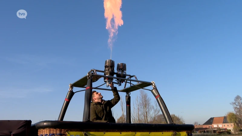 Sint-Niklase piloot Kenian Dekein verbetert Belgisch duurrecord ballonvaren