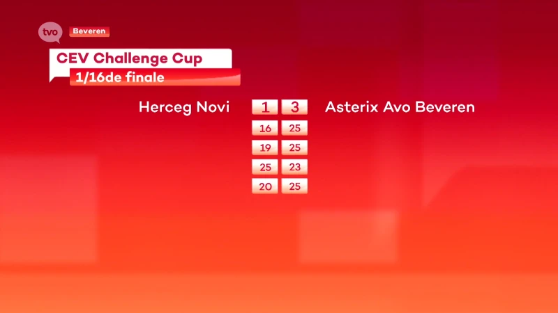 Asterix AVO Beveren neemt stevige optie op volgende ronde Challenge Cup