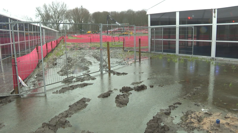 Deel van parcours BK herschapen tot grote modderpoel, organisatie panikeert niet: "Het komt goed"