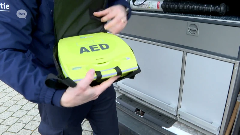 Politie van Dendermonde gaat al haar voertuigen uitrusten met een AED-toestel