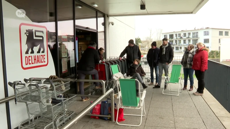 Morgen opnieuw overleg bij Delhaize, kans op gesloten winkels is groot