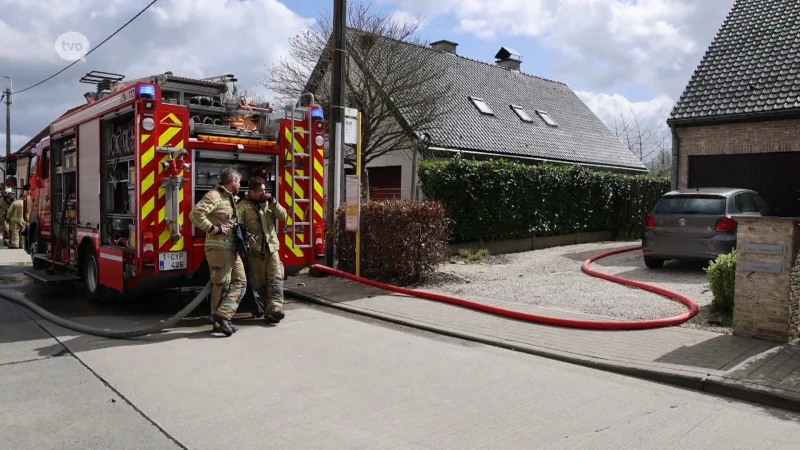 Brandje in Hillegem snel onder controle, enkel wat riet ging in vlammen op