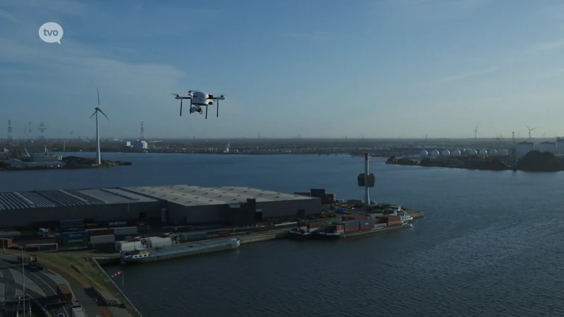 Zes drones bewaken Antwerpse haven 24/7, een wereldprimeur