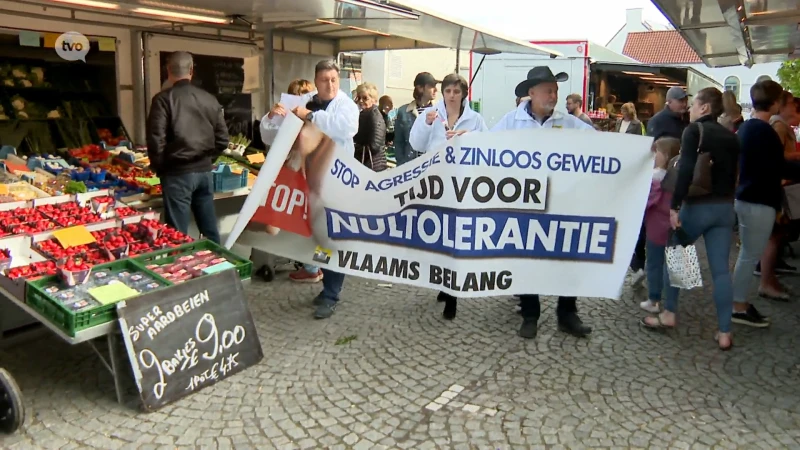 Vlaams Belang Stekene voert actie na geweldpleging: "Beleid spat uit elkaar als een zeepbel"