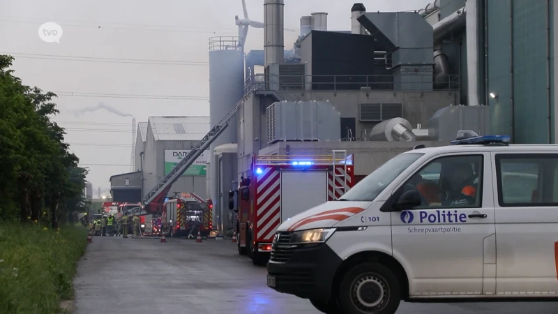 Brand met lokale geurhinder bij biomestbedrijf in Waaslandhaven