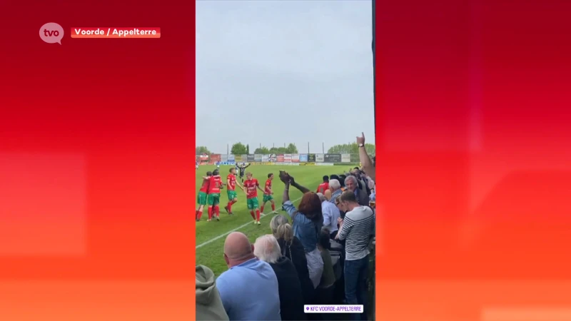 Voorde-Appelterre verzekert zich van promotie