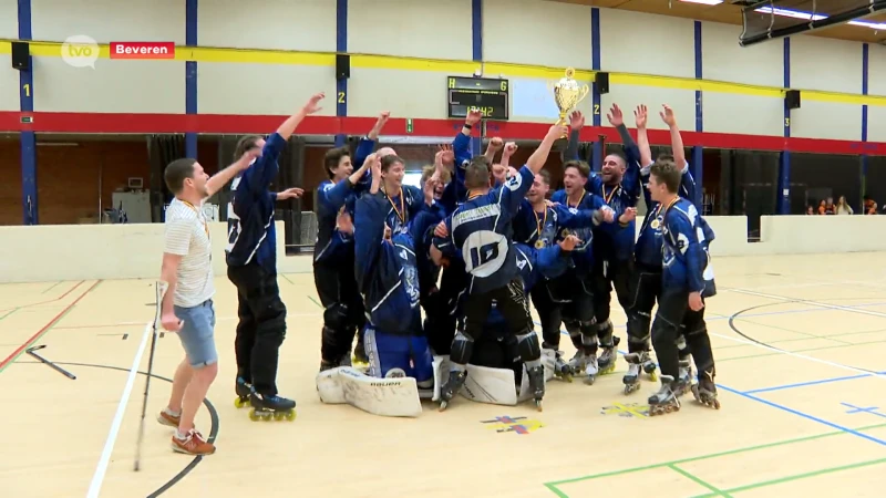 Beverse Huskies behalen landstitel inline hockey