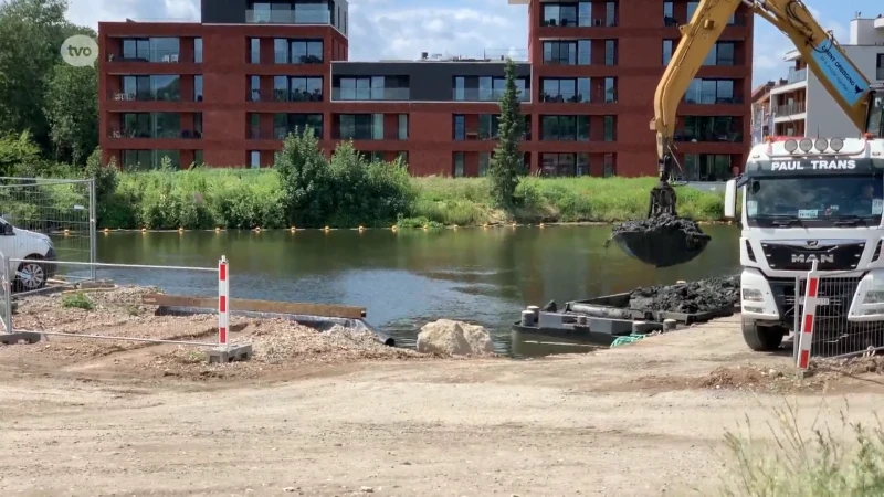 Obus gevonden bij graafwerken aan Zeebergbrug in Aalst