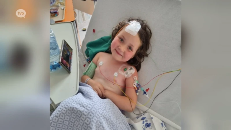 Amélie (5) uit Zottegem heeft ongeneeslijke hersentumor, ouders starten crowdfunding: "Haar nog een comfortabele tijd schenken"