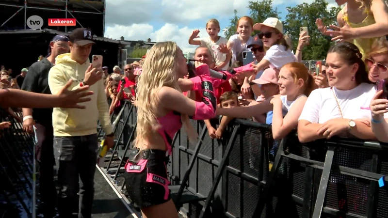 Camille neemt uitgebreid de tijd voor de fans op Lokerse Feesten