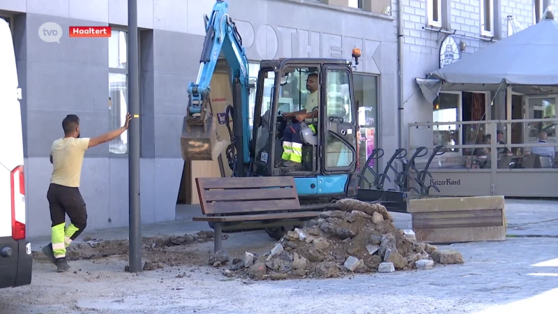 Grootschalige werken aan dorpscentrum Haaltert gestart: "Huidige plein is er heel slecht aan toe"