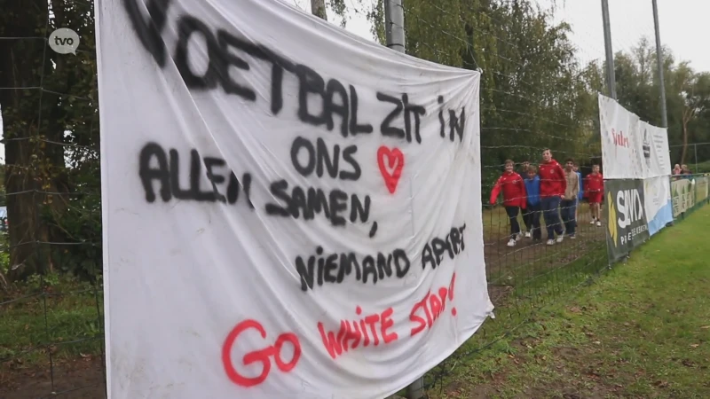 Jeugdtrainers en spelers U21 White Star Sombeke nemen het op tegen Schellebelle om forfaitnederlaag te vermijden en duidelijk signaal naar jeugdspelers te geven