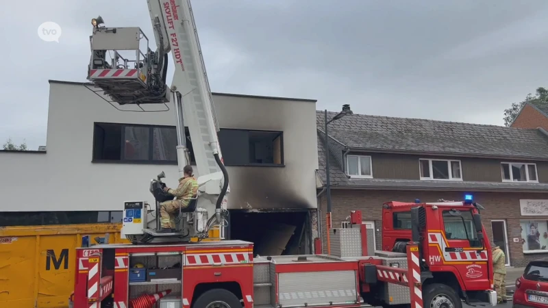 Voor de derde keer op korte tijd brand in zelfde gebouw in Sint-Lievens-Houtem