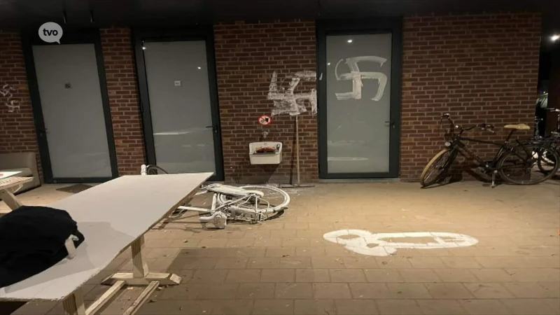 Vandalen brengen hakenkruisen aan op lokalen van de KLJ in Sinaai