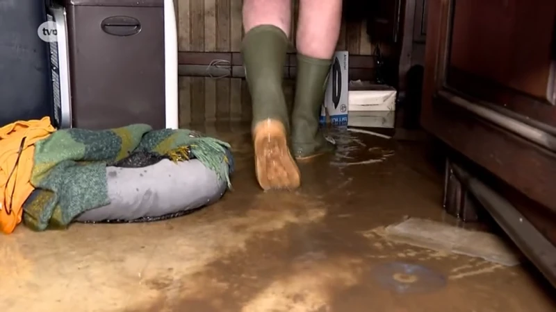 Bewoonster meet schade op nadat water binnenstroomde in woning in Schellebelle