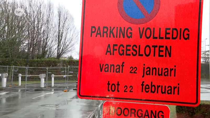 Parking de Keizershallen in Aalst een maand lang afgesloten voor Winterfoor