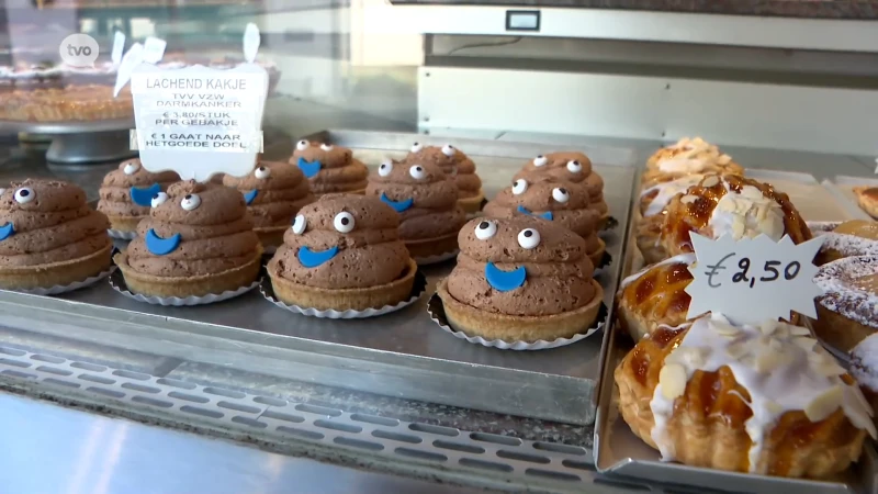 Bakker Gerry uit Lokeren verkoopt opnieuw 'lachend kakje' voor de strijd tegen darmkanker