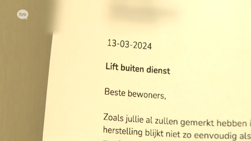 Liften van Sint-Niklase serviceflats al een week kapot, herstelling kan pas binnen zes weken