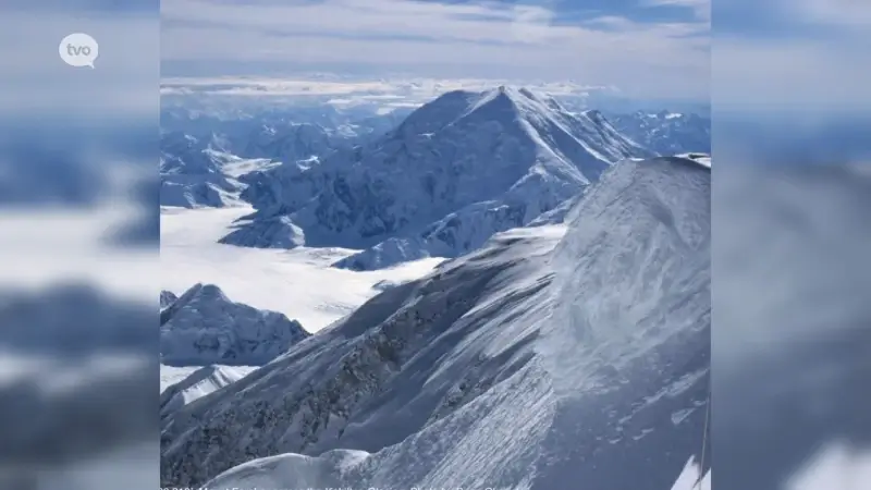 Avonturier Jelle Veyt bereikt top van Mount Denali in Alaska