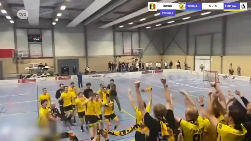 Aalsterse floorballclub 'The Mighty Devils' kroont zich voor vierde opeenvolgende keer tot landskampioen