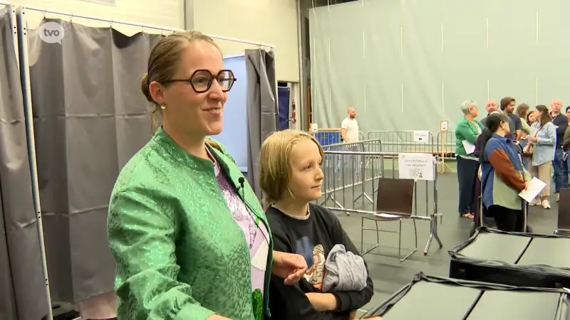 Nicole De Moor (cd&v) aan de stembus: "Vandaag maak ik ook opnieuw tijd voor mijn kinderen"