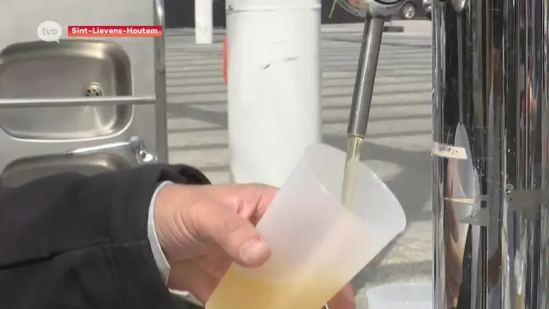 EK-dorp in Sint-Lievens-Houtem serveert 'tankbier': "Geen gesleur met vaten en bier is frisser"